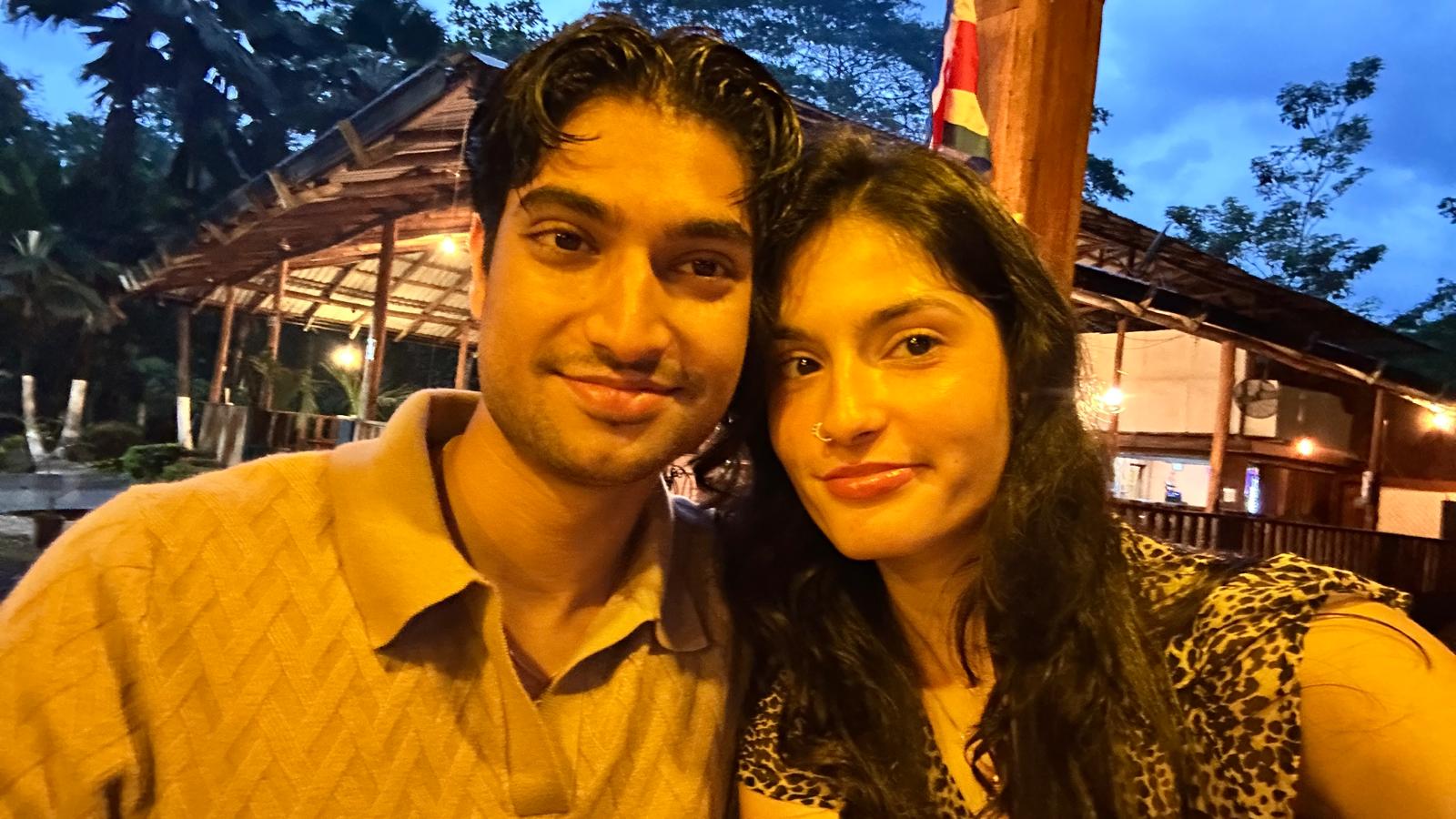 Nik and Kat in Costa Rica